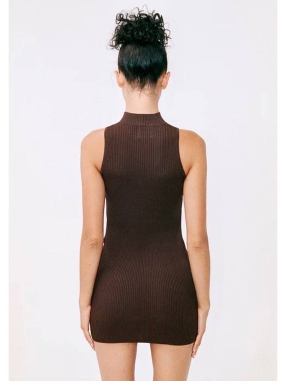 With Jean Amethyst Brown Mini Dress - Picture 2 of 2